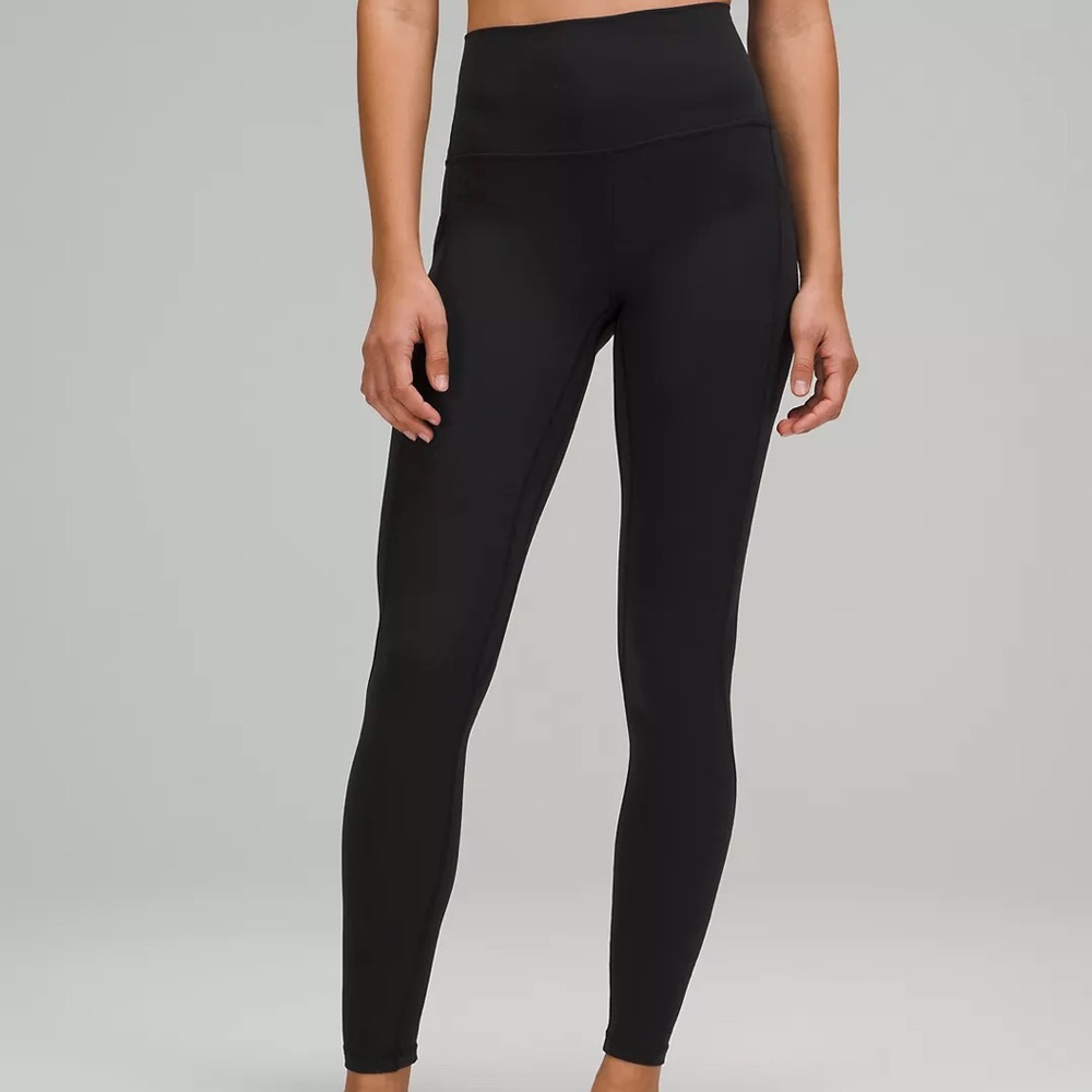 lululemon classic buttery soft legging in black size 0 28in long